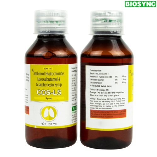 Ambroxol Hydrochloride Levosalbutamol and Guaiphenesin Syrup