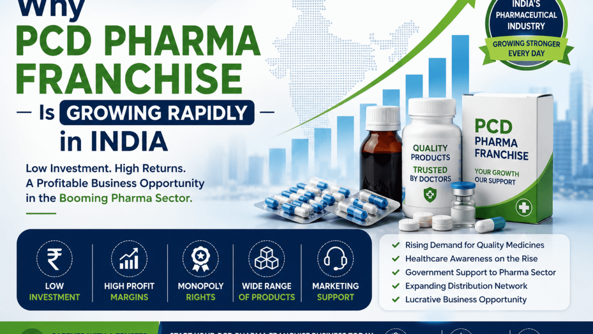 Why PCD Pharma Franchise Is Growing Rapidly in India