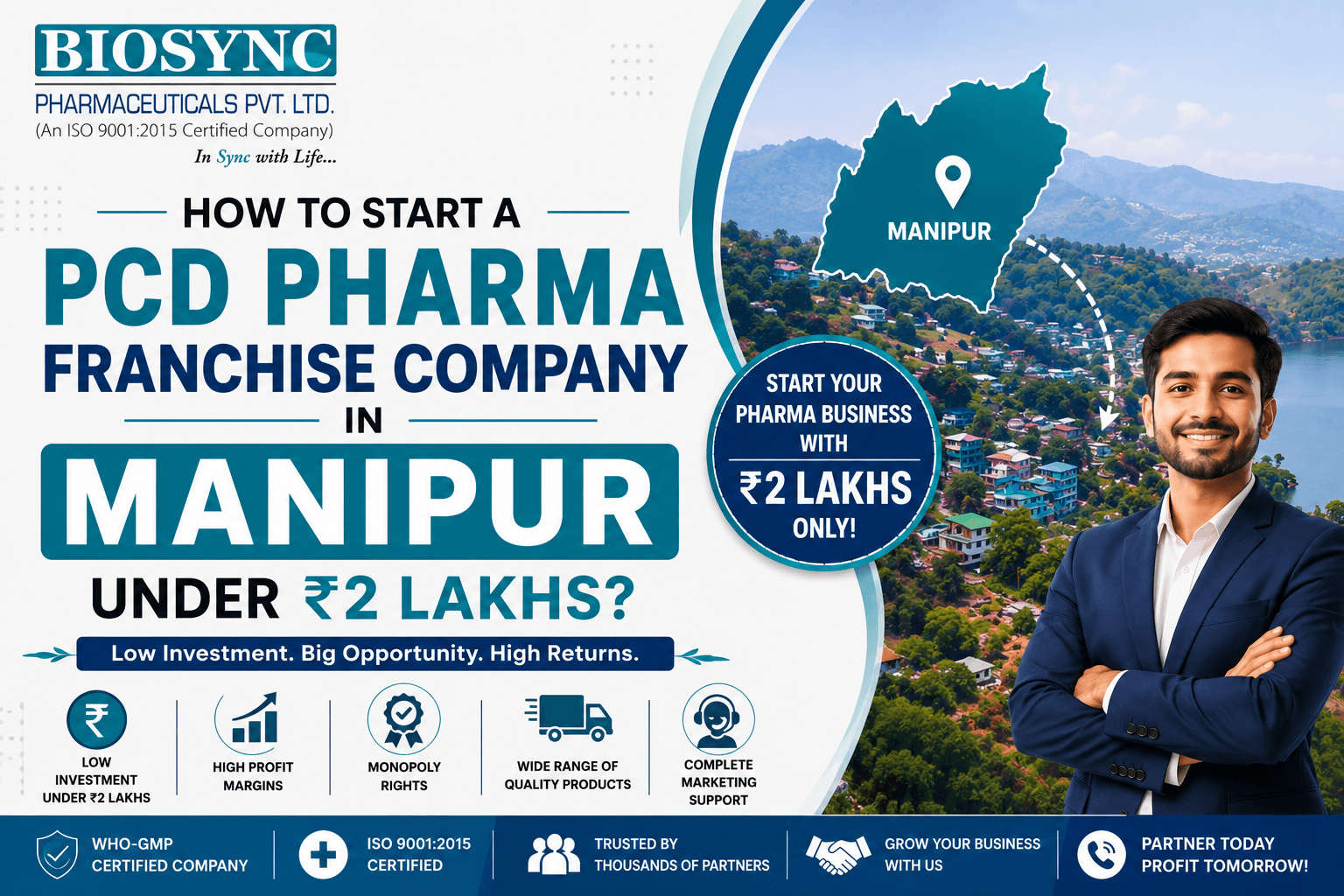 How to Start a PCD Pharma Franchise Company in Manipur Under ₹2 Lakhs