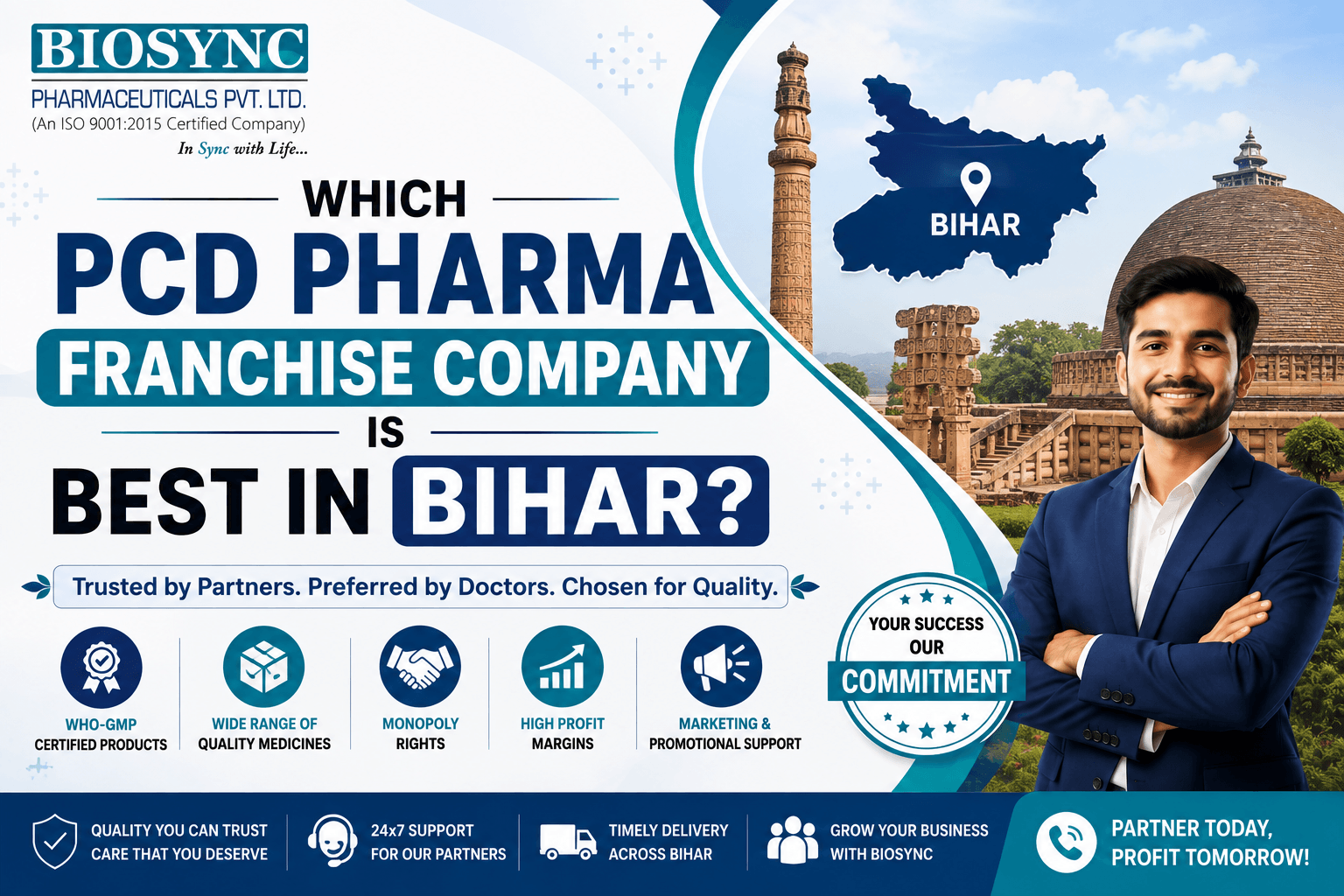 Which PCD Pharma Franchise Company is Best in Bihar